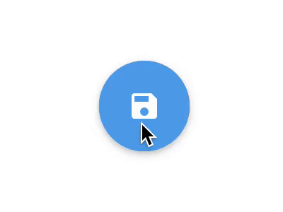 Save Button Animation animation css animation download icon material animation save button save button animation