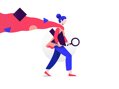 Onboarding Illustration illustration onboarding walk woman