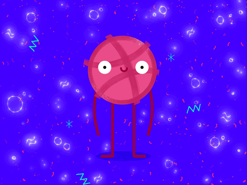 Hi Dribbble animation debut shot dribbble illustration motion graphics