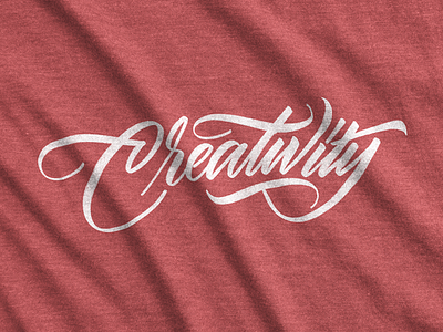 Creativity creativity lettering tshirt type