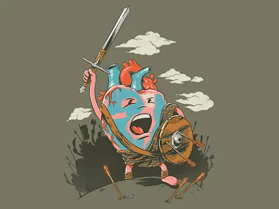 Braveheart braveheart cartoon funny illustration movie pun threadless
