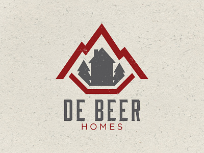 De Beer Homes Logo branding logo real estate