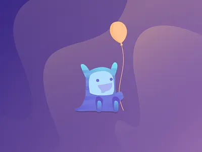 Birthday Critter art birthday critter figma illustration vector