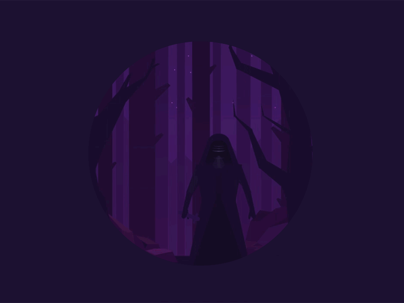 Kylo Ren CSS Page Preloader animation css gif html kylo purple starwars