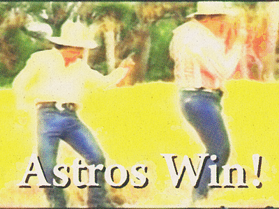 ASTROS WIN astros moe shoot it world series