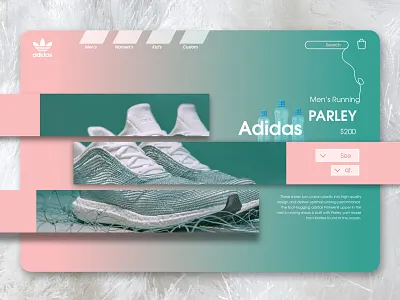 Adidas Parley adidas design drop parley shoes ui