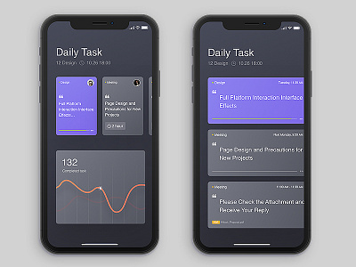 Work Arrangement app x iphone black data ui