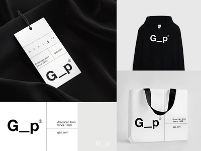 Gap ID Redesign Concept bag brand concept essence exploration fashion gap hoodie identity logo packaging print rebrand redesign shopping streetwear tag utilitarian