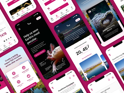 Lotl Charity App Shots app branding charity design mobile oversight shots