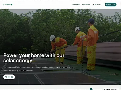 Energy website energy ui ux