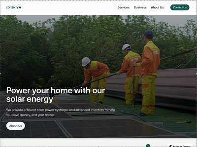 Energy website energy ui ux