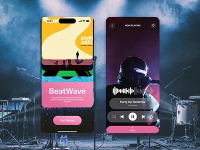 Music Streaming Mobile App Concept figma figma freelance mobile app mobile app design mobile application mobile ui music music app music app ui music application music design music mobile app ui ui design uiux