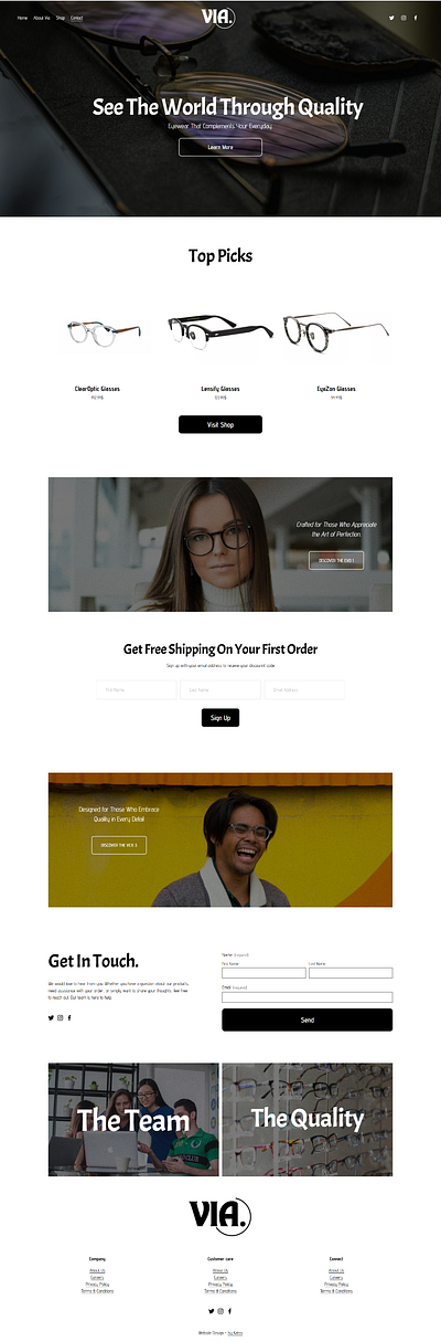 Via | Squarespace Website Design design illustration squarespace squarespace designer squarespace website ui web design web developement website website design