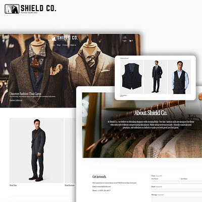 Shield Co. | Squarespace Website Design design illustration squarespace squarespace designer squarespace website ui web design web developement website website design