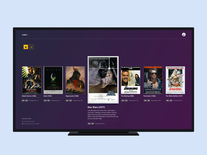 Example of Tv On Demand—UI Weekly Challenges-Season 02
