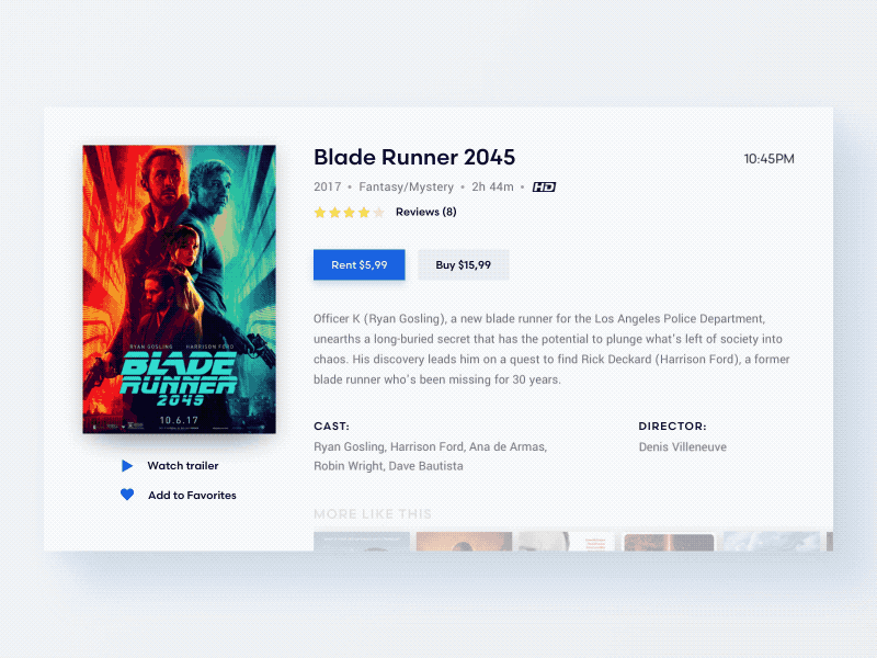 TV On Demand - WeeklyUI Challenge S02/W01 animation cinema demand gif movie on principle transition tv ui