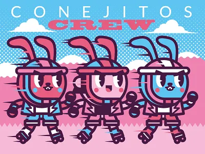 Conejitos crew roller