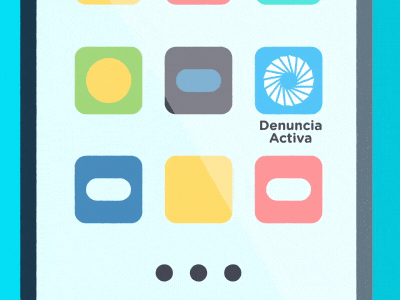 Phone and Splashes app colors explainer video phone splash