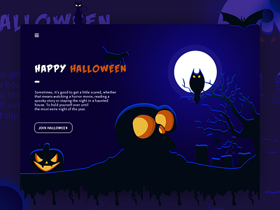 Happy Halloween arslan design halloween happy illustration night pumpkin web