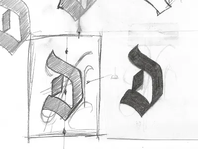 D_Wip black d frakture lettering