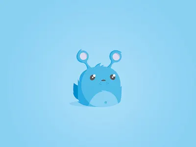 Mini Hitgum animal crazy illustartion logo monster toy arts