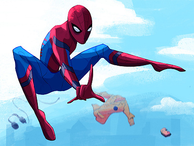 Spidey art characterdesign design digitalart digitalillustration digitalpaint drawing illustration illustrator ipadpro originalcharater visualdevelopment