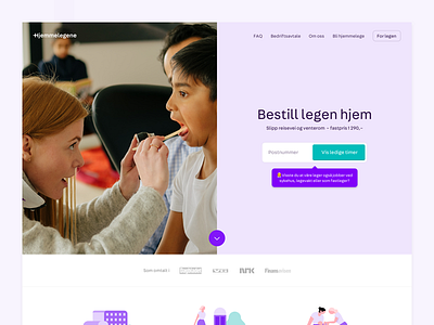 Hjemmelegene Refresh desktop doctor health service web