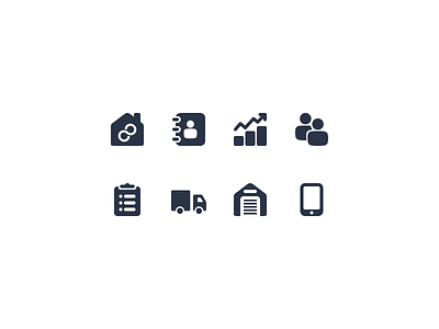 Module Icons contacts dashboard devices icons mymotus tasks transports user warehouse