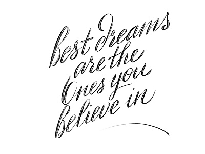 best dreams design dreams handlettering handwriting illustration ipad pro lettering motivation pencil procreate sketch