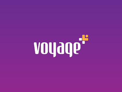 Voyage Plus agency design logo travel voyage