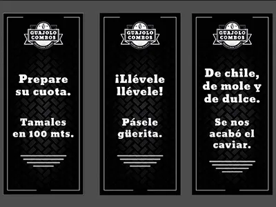 Bocetos Banner "Guajolocombos, Desayunos guapos. branding marketing publicidad publicity