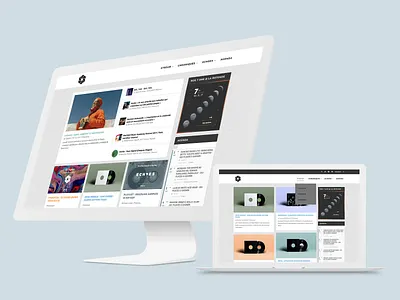 Phonographe Corp. Website blog cover editorial music playlist ui