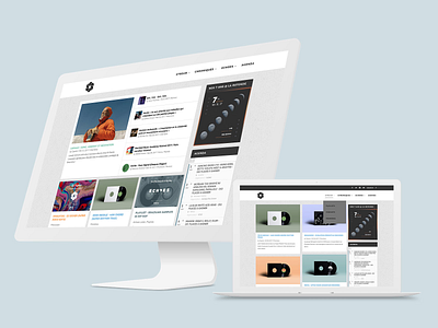 Phonographe Corp. Website blog cover editorial music playlist ui