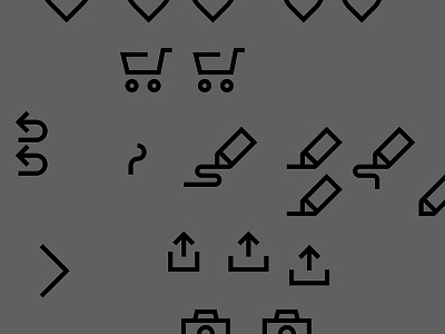 Off-Canvas Screenshot No. 1 arrows artboard canvas cart drawing area grey icons line pen undo