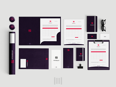 Corporate Identity For Infrarrojo Estudio agency brand brand identity branding identity logo mark design logotype print