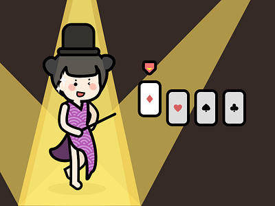 Magic girl android app gif girl icon ios logo ui