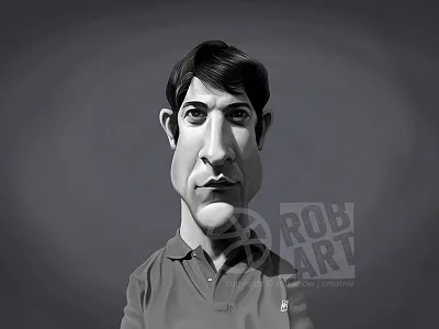 Dustin Hoffman actor caricature celebrity cinema dustin hoffman film film star movies portrait