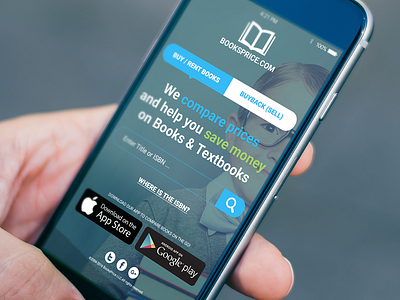 Book Price comparison Home Screen books app ui home screen ui design ios ios app design mobile app ui