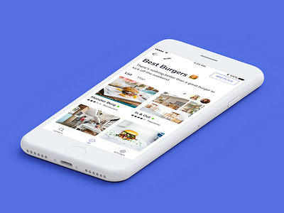 Places · List app design interactive interface ios iphone login map mobile places ui ux