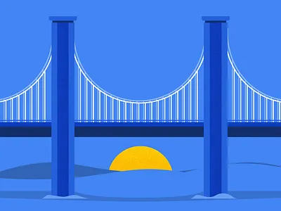 Classroom Bridges blue bridge classroom detail education illustration illustrator texture vector