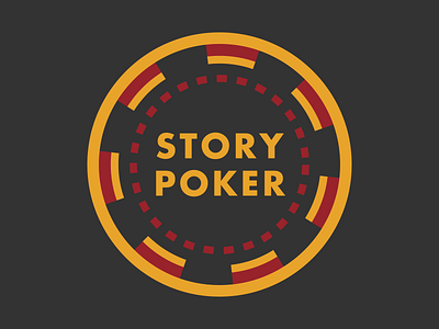 Story Poker Logo brand design branding comedy graphic design identity identity design logo logo design poker poker chip story typography