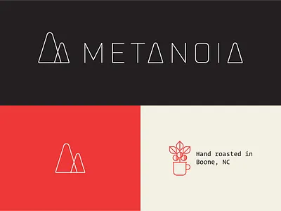 Metanoia Brand Elements branding coffee logo roasting