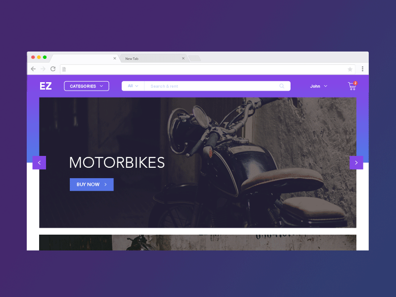 Checkout Process animation cart checkout e commerce gif motorbikes payment purchase shopping ui ux web