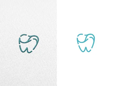 Logo for Center for Implantology and Orthopedic Stomatology design. graphic icon logo. tooth