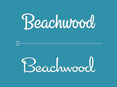 Beachwood Brewing & BBQ Wordmark beachwood branding handlettering hashtaglettering lettering wordmark