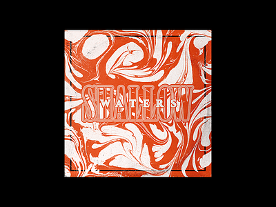 Shallow Waters band cover identity logo music psychedelic retro type vintage vinyl
