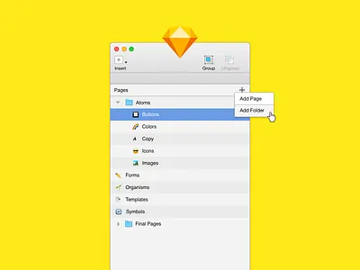Page Folders [Sketch] app folders pimp sketch