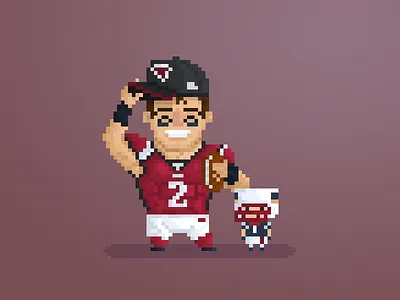 Pixel NFL: Falcons VS Pats 8bit art character cute design fan art football illustration nfl photoshop pixel sports