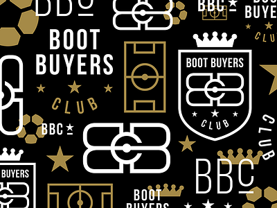 Boot Buyers Club Brand Elements brand branding emblem football identity logo logo design