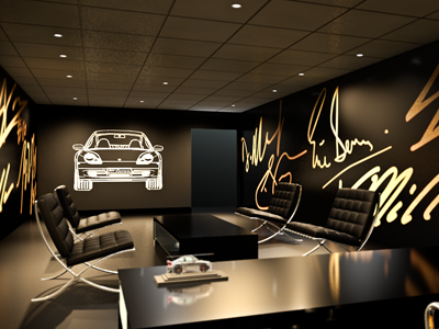 NFL Combine 3 3d creative design direction illustration